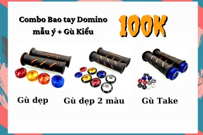 COMBO BAO TAY DOMINO + GÙ TAKE/DẸP 100K