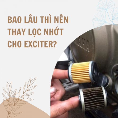 Bao lâu thì nên thay lọc nhớt cho Exciter?