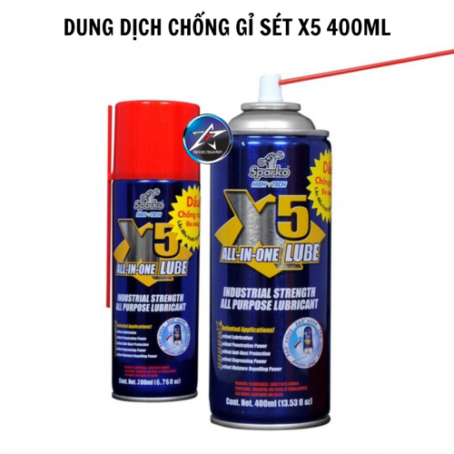 Dung dịch chống gỉ sét X5 400ml