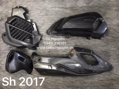 Bộ 4 món sơn carbon cho SH2017