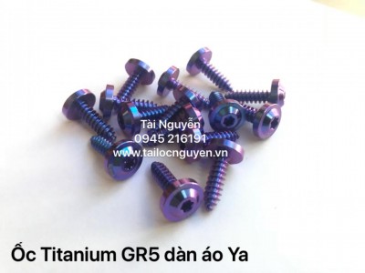 Ốc Titanium GR5 dàn áo Ya