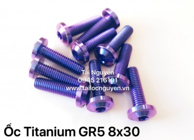 ỐC TITANIUM GR5 8x30