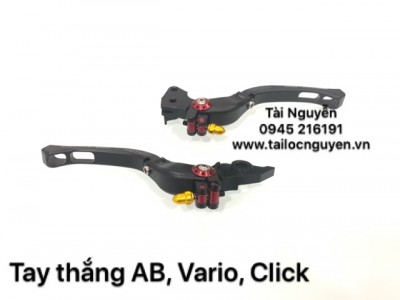 TAY THẮNG CRG ĐEN LÌ CHO SH/CLICK/VARIO/AB/EXCITER/HONDA WINNER