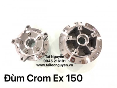 ĐÙM ĐÚC 5 LỖ MẠ CROM CHO EXCITER 150