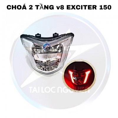 CHÓA ĐÈN 2 TẦNG V8 GẮN EXCITER 150