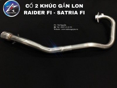 CỔ PÔ INOX 304 GẮN LON CHO RAIDER - SATRIA FI