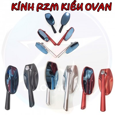 KÍNH RZM OVAL GẮN PHÙ HỢP CÁC DÒNG XE