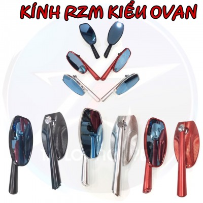 KÍNH RZM OVAL GẮN PHÙ HỢP CÁC DÒNG XE