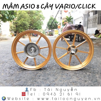 MÂM ASIO 8 CÂY CHO VARIO/CLICK 125-150