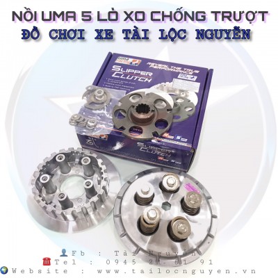 Bộ Nồi Chống Trượt  Uma Slipper Clutch Cho Xe Exciter150/Fz150i/R15 V2/TFX 150