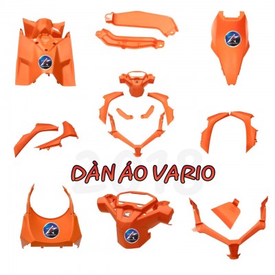 DÀN ÁO NHỰA NHÁM CAM CHO VARIO 2018