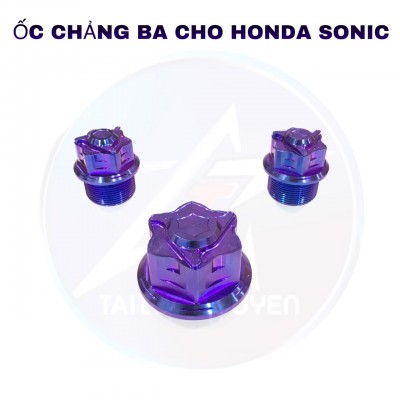 BỘ ỐC CHẢNG BA TITANIUM HONDA SONIC