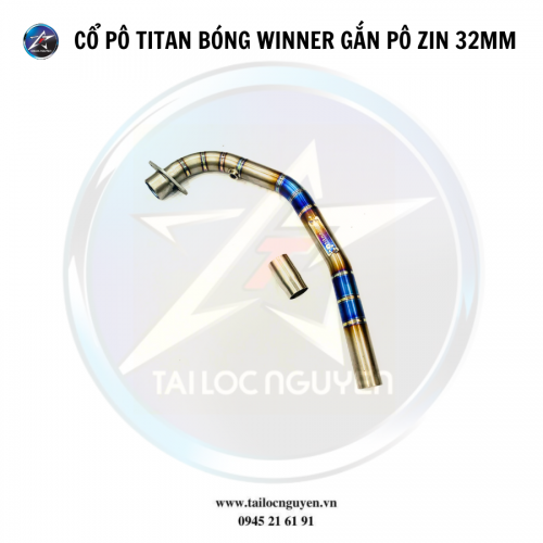 CỔ PÔ TITAN BÓNG GẮN PÔ ZIN CHO HONDA WINNER/WINNER X