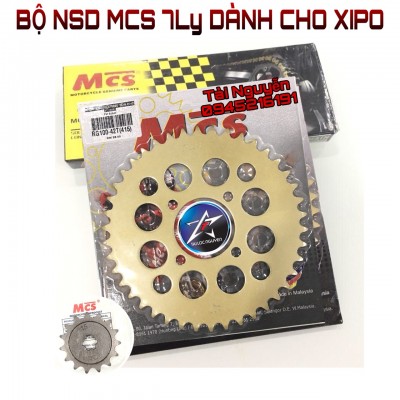 BỘ NHÔNG SÊN DĨA MCS 7LI CHO XU XIPO