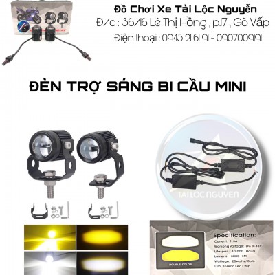 ĐÈN TRỢ SÁNG BI CẦU MINI