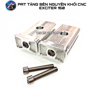 PAT TĂNG SÊN CHÌM CNC NGUYÊN KHỐI CHO EXCITER150, HONDA WINNER, RAIDER FI,DREAM WAVE