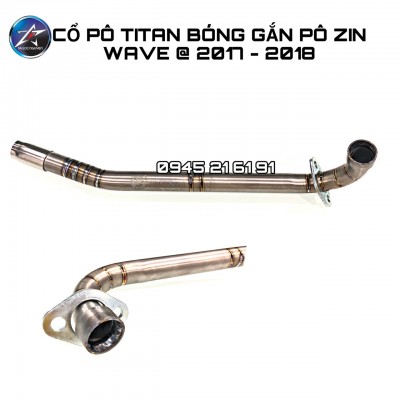 CỔ PÔ TITAN BÓNG GẮN PÔ ZIN CHO WAVE @2017-2018