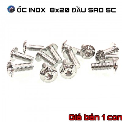 ỐC SALAYA ĐẦU SAO 5 CÁNH SIZE 8x25, 6x20, 5x15,8x20