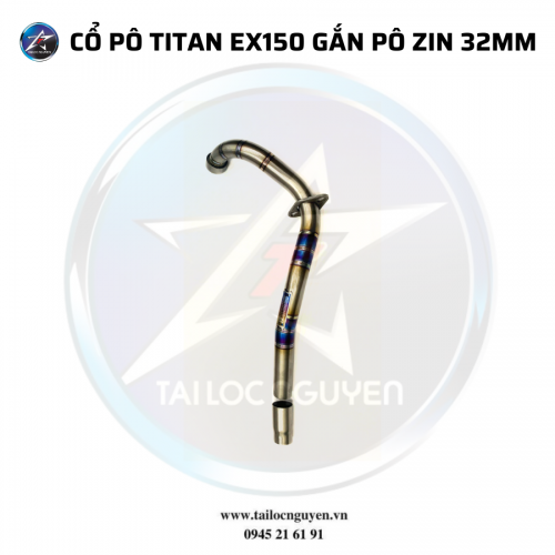 CỔ PÔ TITAN BÓNG VÀ MỜ GẮN PÔ ZIN CHO EXCITER 150