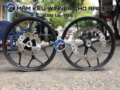 MÂM KIỂU WINNER CHO RAIDER/RAIDER FI KÈM ĐĨA