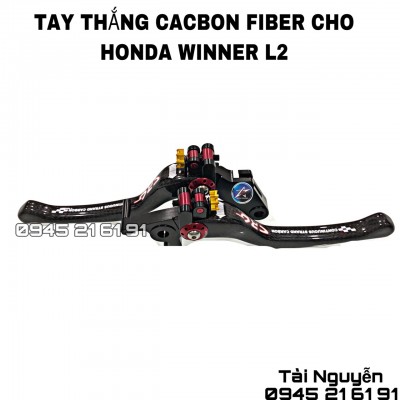 TAY THẮNG CARBON FIBER CHO EXCITER/WINNER/WINNER X/AB/VARIO/CLICK/SH