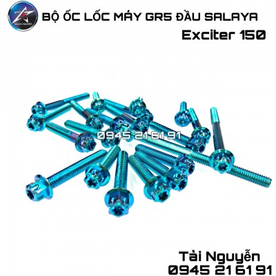 ỐC LỐC MÁY GR5 ĐẦU SALAYA CHO EX150 - EX135 - WINNER - VARIO- RAIDER FI