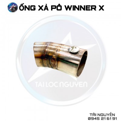 CHỤP ỐNG XÃ PÔ CHO HONDA WINNER X INOX- ĐEN