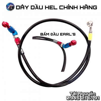 DÂY DẦU HEL CHÍNH HÃNG - ĐẦU BẤM EARL'S