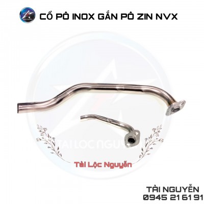 CỔ PÔ INOX 304 GẮN PÔ ZIN CHO YAMAHA NVX