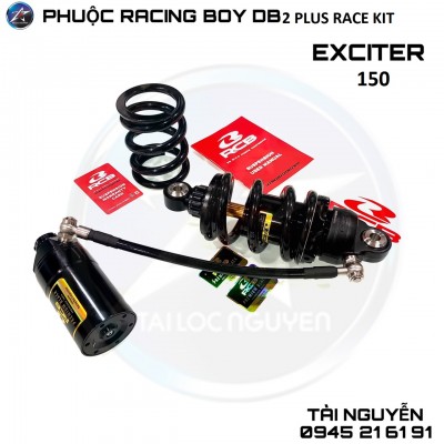 PHUỘC RCB PREMIUM DB2+ RACE KIT ĐEN TY VÀNG BÌNH DẦU RỜI CHO EXCITER 135 VÀ EXCITER 150