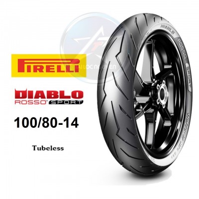 VỎ PIRELLI DIABLO ROSSO SPORT 100/80-14