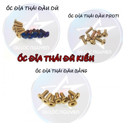 [THANH LÍ] ỐC VÀNG THÁI + ỐC PROTI + INOX CÁC SIZE.