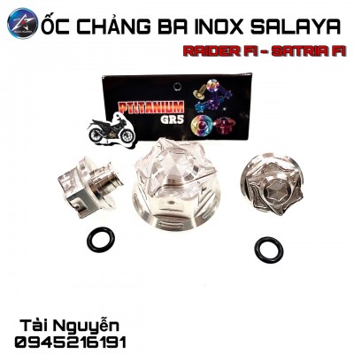 ỐC CHẢNG BA INOX SALAYA RAIDER FI/SONIC