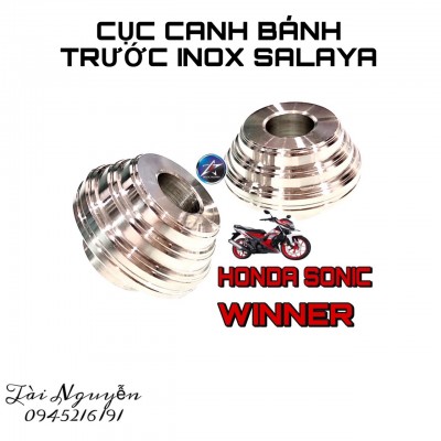 CHỤP CÓC TRƯỚC INOX SALAYA CHO EXCITER 150 VÀ HONDA WINNER/SONIC