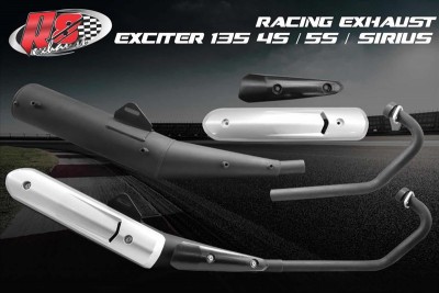 Pô Tăng R8 Dáng Spark Thế Hệ Mới Sirius RC, Exciter 150 Exciter 135 2006-2014