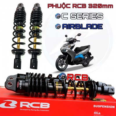 PHUỘC RCB C SERI ĐEN TY VÀNG CHO AIRBLADE