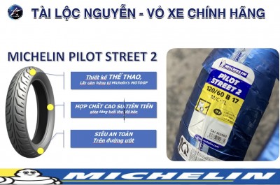 VỎ MICHELIN PILOT STREET 120/60-17