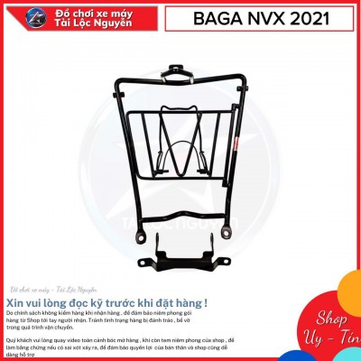 BAGA 10LI INOX SƠN ĐEN CHO NVX 2021