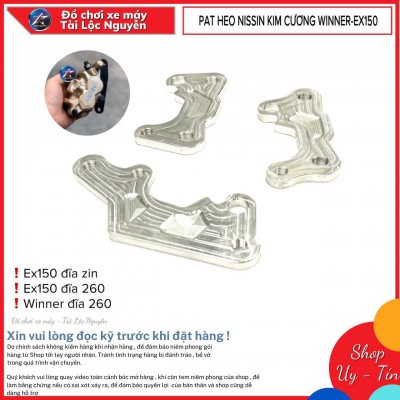 PAT TRƯỚC GẮN HEO NISSIN KIM CƯƠNG CHO EXCITER 150 VÀ HONDA WINNER