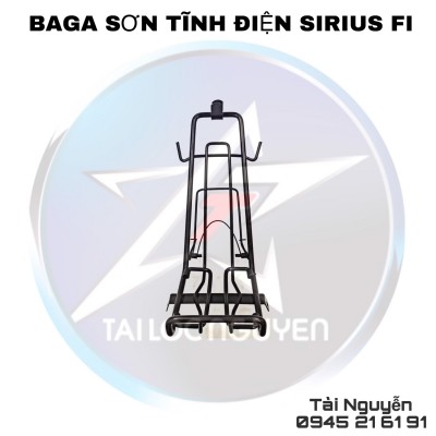 BAGA INOX 10LI SƠN ĐEN CHO SIRIUS FI