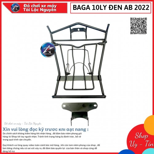 BAGA 10 LY INOX SƠN ĐEN AIR BLADE AB 2022
