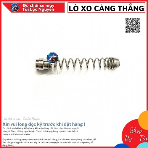 LÒ XO INOX GẮN CÀNG THẮNG XE MÁY