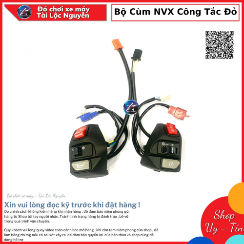 CÙM CÔNG TẮC ĐỎ NVX CHO CÁC DÒNG XE YAMAHA