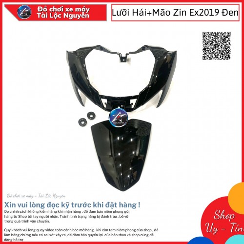 LẺ LƯỠI HÁI VÀ MÃO ZIN EXCITER 2019 EX2019 MÀU ĐEN