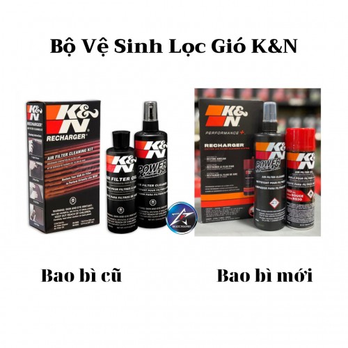 BỘ SẢN PHẨM VỆ SINH LỌC GIÓ K&N CHÍNH HÃNG