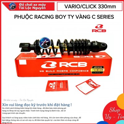 PHUỘC RACING BOY C SERIES TY VÀNG VARIO/CLICK/VISION 330mm