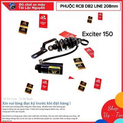 PHUỘC RCB DB2 LINE TY VÀNG EX150 208mm