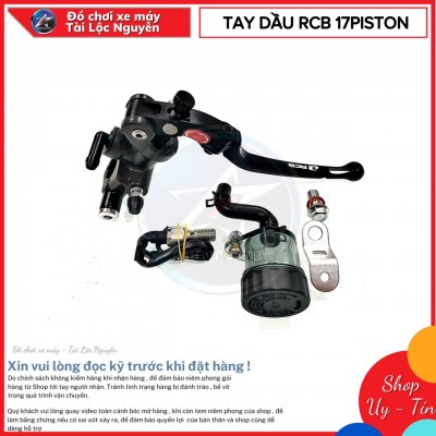 TAY THẮNG DẦU RACING BOY CHÍNH HÃNG 17PISTON