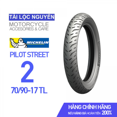 Vỏ Michelin Pilot Street 2 Size 70/90-17