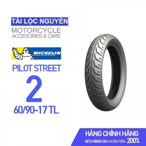 Vỏ Michelin Pilot Street 2 Size 60/90-17 TL